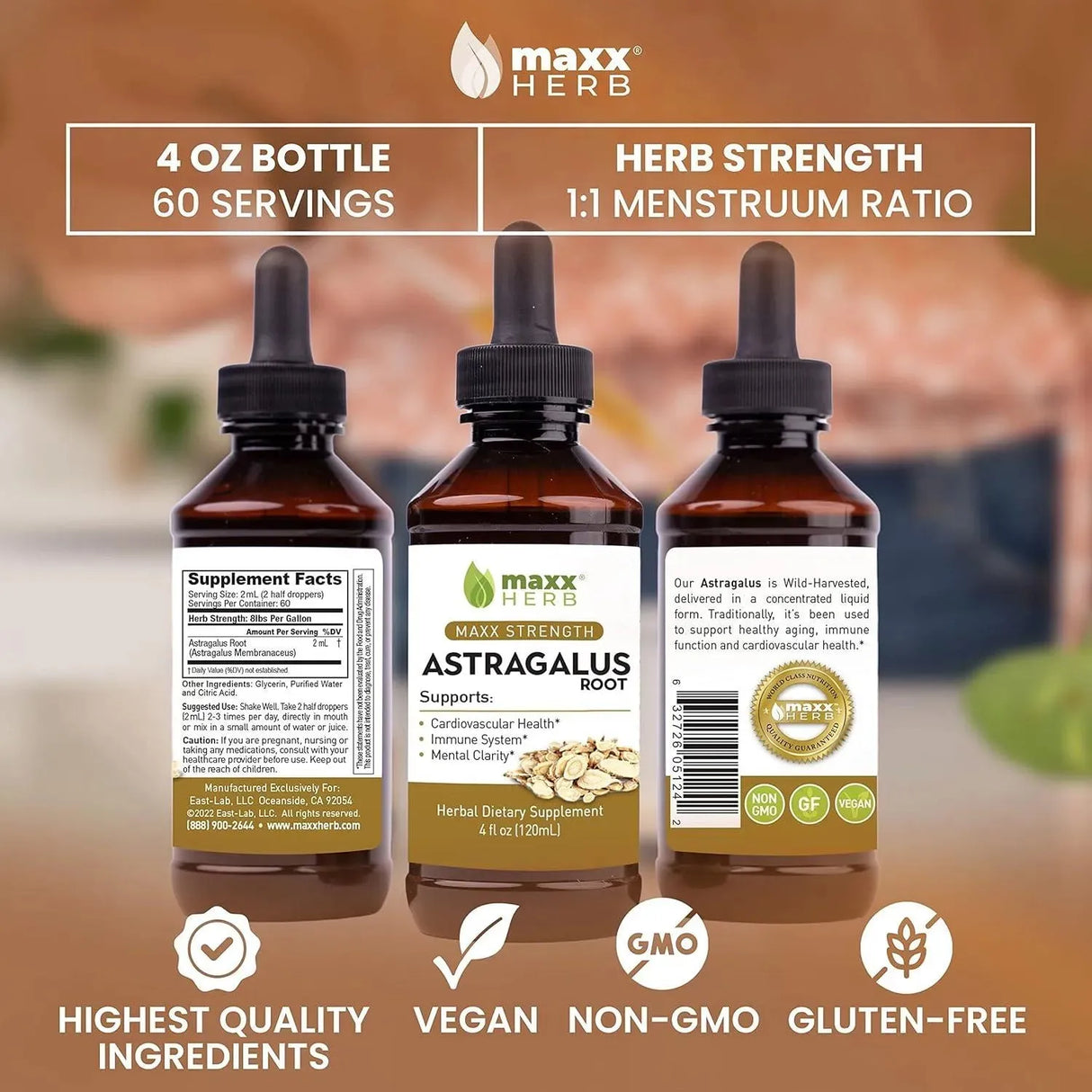 MAXX HERB - Maxx Herb Astragalus Root Extract 120Ml. - The Red Vitamin MX - Suplementos Alimenticios - {{ shop.shopifyCountryName }}
