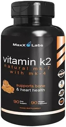 MAXX LABS - Maxx Labs High Strength Vitamin K2 600mcg 90 Capsulas - The Red Vitamin MX - Suplementos Alimenticios - {{ shop.shopifyCountryName }}