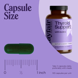 MAYFAIR - Mayfair Naturals Thyroid Support with Iodine 120 Capsulas - The Red Vitamin MX - Suplementos Alimenticios - {{ shop.shopifyCountryName }}