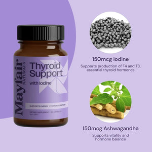 MAYFAIR - Mayfair Naturals Thyroid Support with Iodine 60 Capsulas - The Red Vitamin MX - Suplementos Alimenticios - {{ shop.shopifyCountryName }}