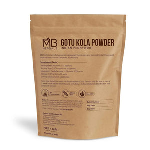 MB HERBALS - MB Herbals Gotu Kola Powder 227Gr. - The Red Vitamin MX - Suplementos Alimenticios - {{ shop.shopifyCountryName }}