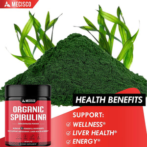 MECISCO - Mecisco 6 in 1 Spirulina Powder Organic 4 Oz. - The Red Vitamin MX - Suplementos Alimenticios - {{ shop.shopifyCountryName }}