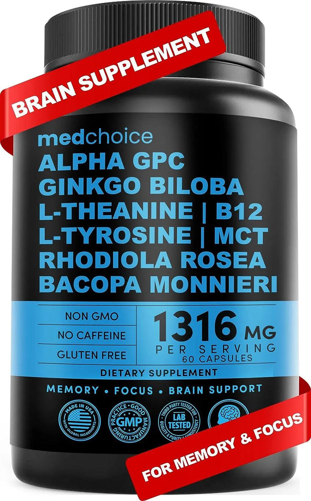 MEDCHOICE - Medchoice 10-in-1 Nootropic Brain Supplement 60 Capsulas - The Red Vitamin MX - Suplementos Alimenticios - {{ shop.shopifyCountryName }}