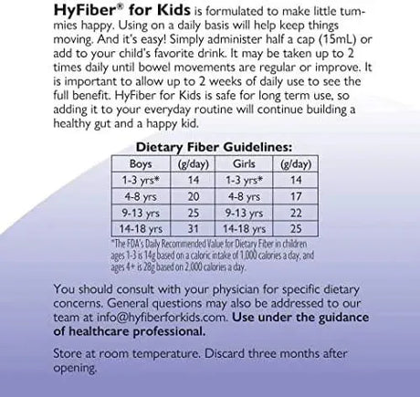 MEDITRITION - Medtrition HyFiber Liquid Fiber for Kids 32 Servicios 473Ml. 2 Pack - The Red Vitamin MX - Suplementos Alimenticios - {{ shop.shopifyCountryName }}