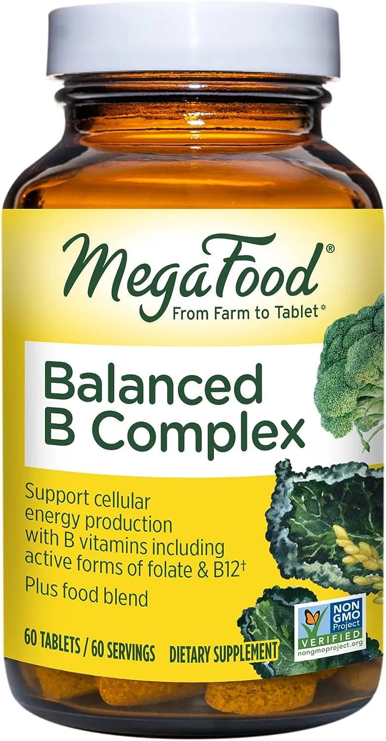 MEGAFOOD - MegaFood Balanced B Complex 60 Tabletas - The Red Vitamin MX - Suplementos Alimenticios - {{ shop.shopifyCountryName }}