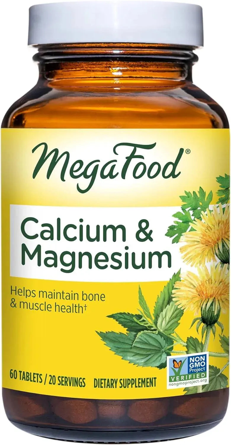 MEGAFOOD - MegaFood Calcium Magnesium 60 Tabletas - The Red Vitamin MX - Suplementos Alimenticios - {{ shop.shopifyCountryName }}