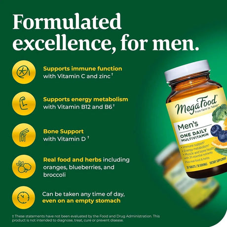 MEGAFOOD - MegaFood Men's One Daily 90 Tabletas - The Red Vitamin MX - Suplementos Alimenticios - {{ shop.shopifyCountryName }}