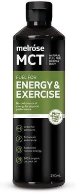 MELROSE - Melrose Energy & Exercise MCT Oil 250Ml. - The Red Vitamin MX - Suplementos Alimenticios - {{ shop.shopifyCountryName }}