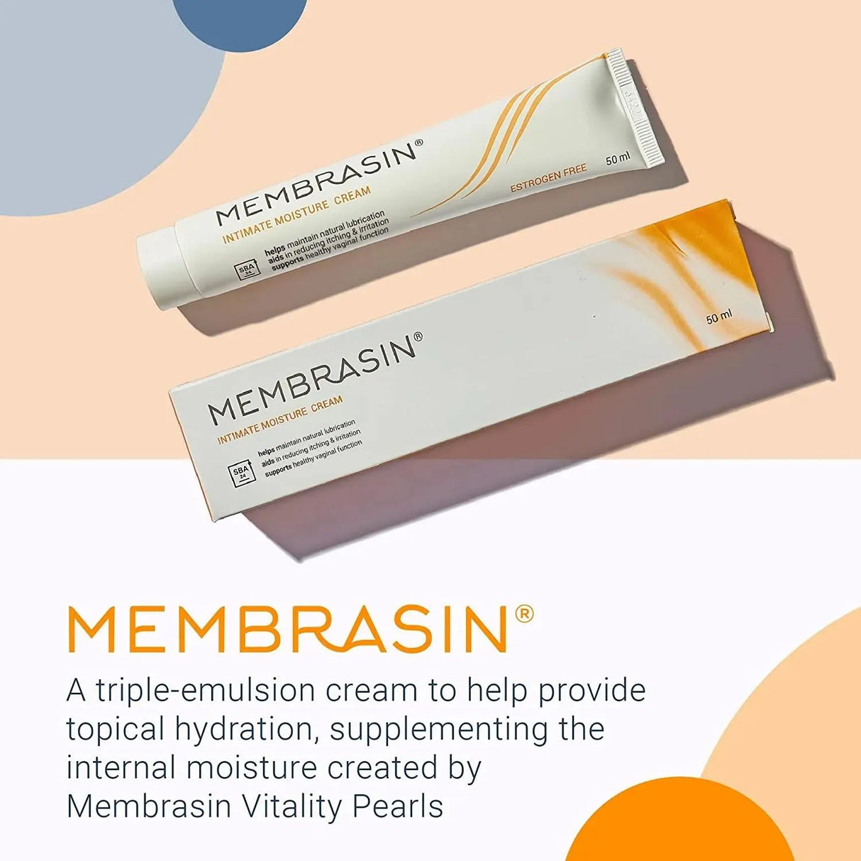 MEMBRASIN - Membrasin Topical Feminine Moisture Vulva Cream for Dryness 50Ml. - The Red Vitamin MX - Crema Humectante Íntima - {{ shop.shopifyCountryName }}