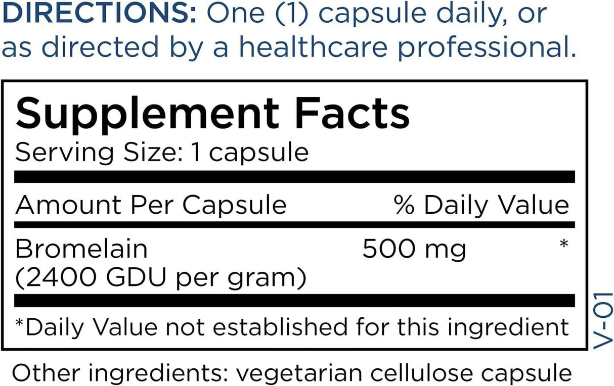 METABOLIC MANTENANCE - Metabolic Maintenance Bromelain 500Mg. 60 Capsulas - The Red Vitamin MX - Suplementos Alimenticios - {{ shop.shopifyCountryName }}