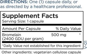 METABOLIC MANTENANCE - Metabolic Maintenance Bromelain 500Mg. 60 Capsulas - The Red Vitamin MX - Suplementos Alimenticios - {{ shop.shopifyCountryName }}