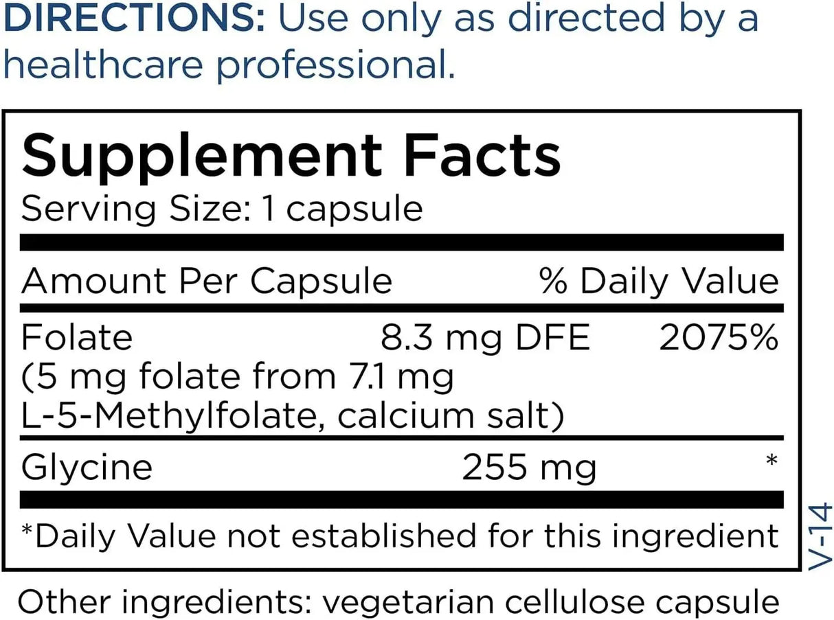 METABOLIC MANTENANCE - Metabolic Maintenance L-Methylfolate 5Mg. 90 Capsulas - The Red Vitamin MX - Suplementos Alimenticios - {{ shop.shopifyCountryName }}