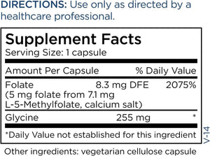 METABOLIC MANTENANCE - Metabolic Maintenance L-Methylfolate 5Mg. 90 Capsulas - The Red Vitamin MX - Suplementos Alimenticios - {{ shop.shopifyCountryName }}