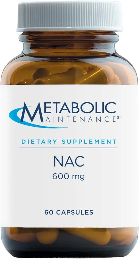 METABOLIC MANTENANCE - Metabolic Maintenance NAC N-Acetyl-L-Cysteine 600Mg. 60 Capsulas - The Red Vitamin MX - Suplementos Alimenticios - {{ shop.shopifyCountryName }}