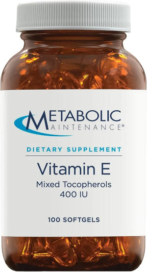 METABOLIC MANTENANCE - Metabolic Maintenance Vitamin E Complex 400 IU 100 Capsulas - The Red Vitamin MX - Suplementos Alimenticios - {{ shop.shopifyCountryName }}