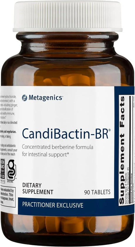 METAGENICS - Metagenics CandiBactin-BR Concentrated Berberine for Intestinal Support 90 Tabletas - The Red Vitamin MX - Suplementos Alimenticios - {{ shop.shopifyCountryName }}