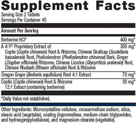 METAGENICS - Metagenics CandiBactin-BR Concentrated Berberine for Intestinal Support 90 Tabletas - The Red Vitamin MX - Suplementos Alimenticios - {{ shop.shopifyCountryName }}