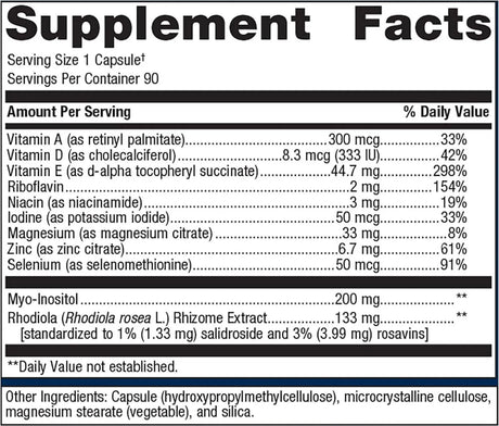 METAGENICS - Metagenics Thyrosol Supplement 90 Capsulas - The Red Vitamin MX - Suplementos Alimenticios - {{ shop.shopifyCountryName }}