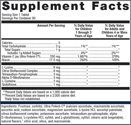 METAGENICS - Metagenics Ultra Potent-C Chewable 90 Tabletas Masticables - The Red Vitamin MX - Suplementos Alimenticios - {{ shop.shopifyCountryName }}