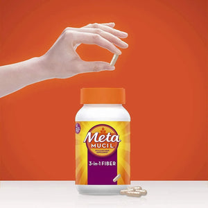 METAMUCIL - Metamucil 3-in-1 Fiber 300 Capsulas - The Red Vitamin MX - Suplementos Alimenticios - {{ shop.shopifyCountryName }}