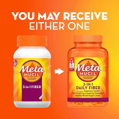 METAMUCIL - Metamucil Daily Psyllium Husk Powder 300 Capsulas - The Red Vitamin MX - Suplementos Alimenticios - {{ shop.shopifyCountryName }}