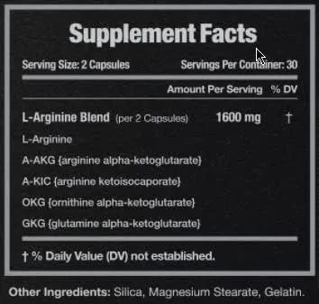 MHL - Men's Healthy Lifestyle L-Arginine 3200Mg. 60 Capsulas - The Red Vitamin MX - Suplementos Alimenticios - {{ shop.shopifyCountryName }}