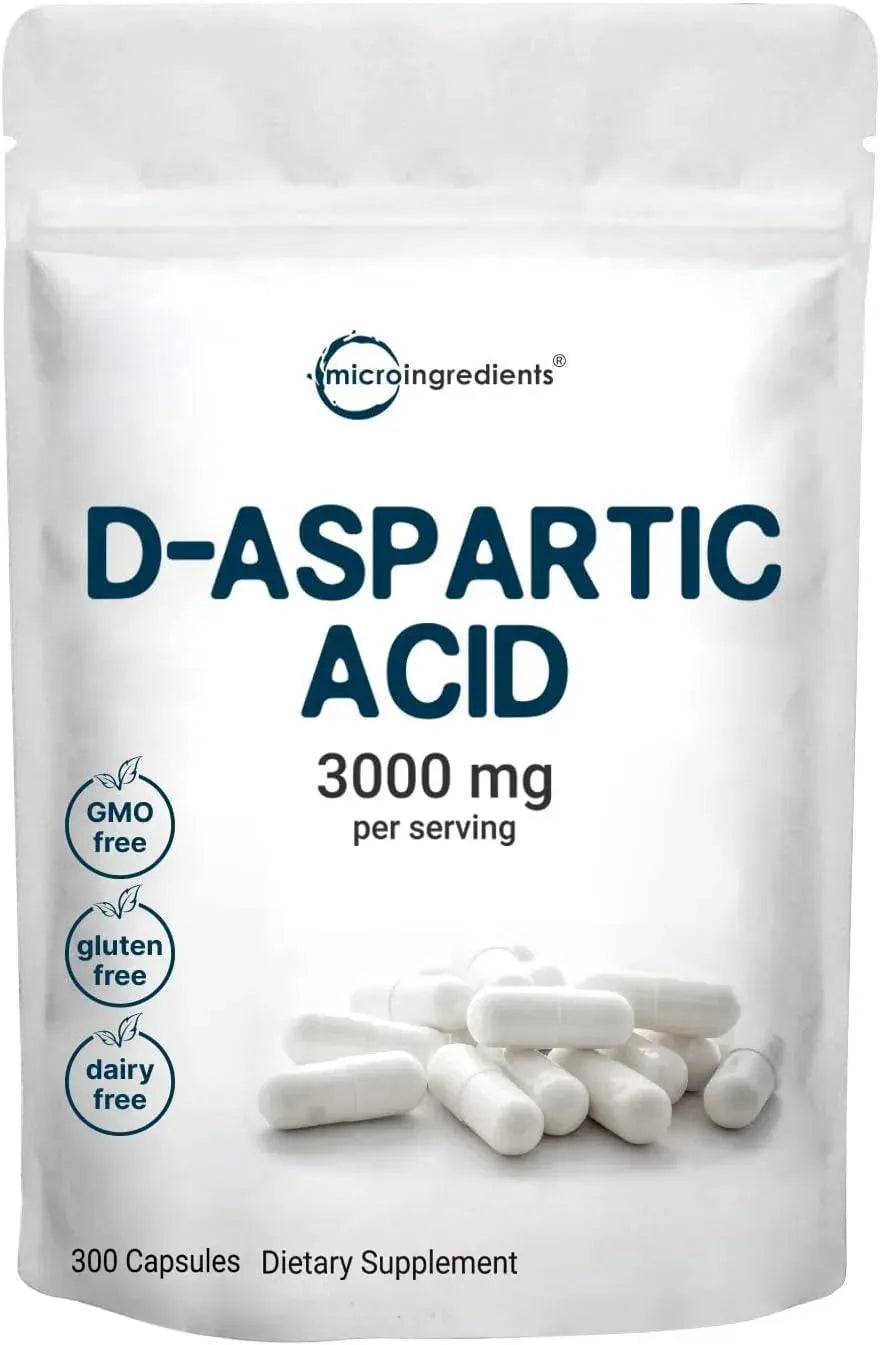 MICRO INGREDIENTS - Micro Ingredients D Aspartic Acid 3000Mg. 300 Capsulas - The Red Vitamin MX - Suplementos Alimenticios - {{ shop.shopifyCountryName }}