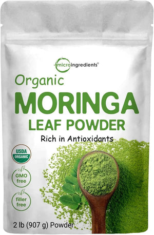 MICRO INGREDIENTS - Micro Ingredients Moringa Powder Organic 907Gr. - The Red Vitamin MX - Suplementos Alimenticios - {{ shop.shopifyCountryName }}