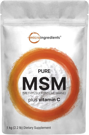 MICRO INGREDIENTS - Micro Ingredients MSM Powder 1 Kg. - The Red Vitamin MX - Suplementos Alimenticios - {{ shop.shopifyCountryName }}