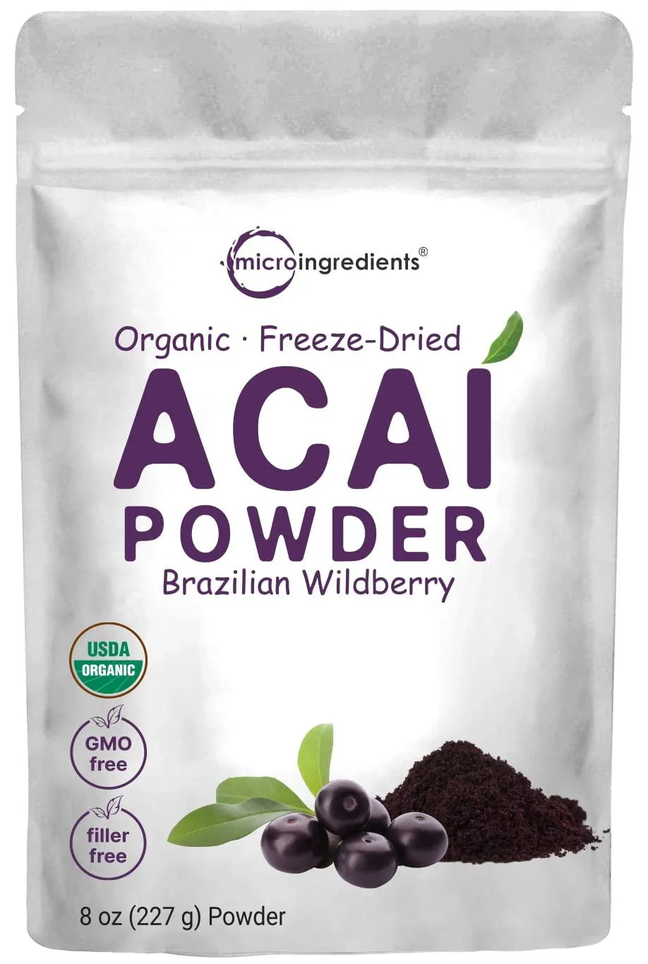 MICRO INGREDIENTS - Micro Ingredients Organic Acai Powder 227Gr. - The Red Vitamin MX - Suplementos Alimenticios - {{ shop.shopifyCountryName }}