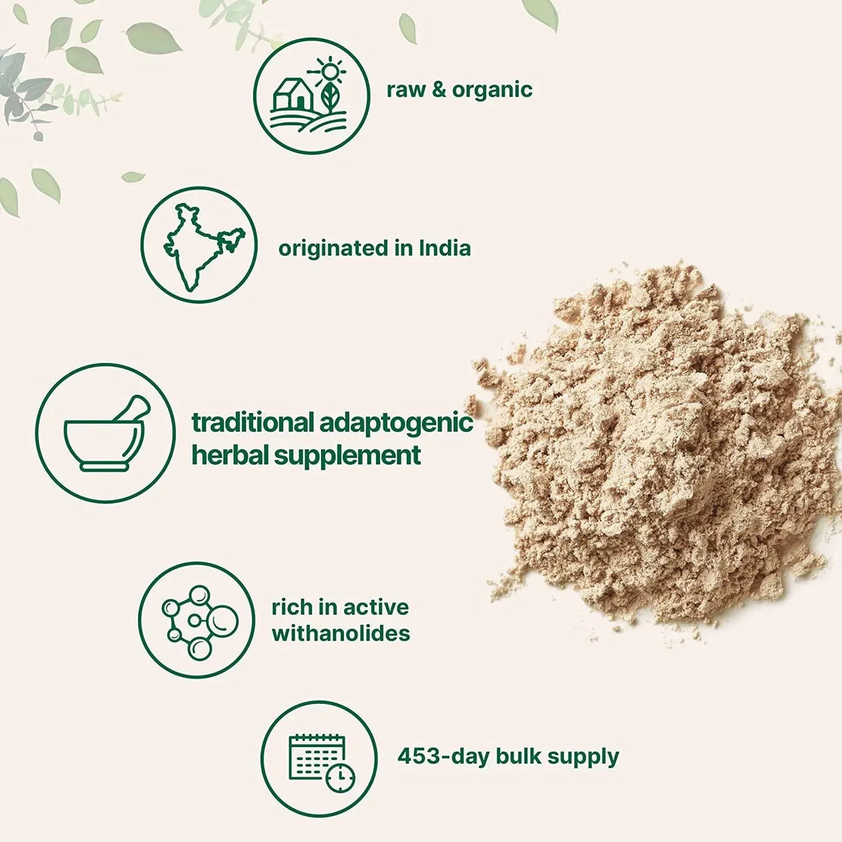 MICRO INGREDIENTS - Micro Ingredients Organic Ashwagandha Root Powder 2Lbs. - The Red Vitamin MX - Suplementos Alimenticios - {{ shop.shopifyCountryName }}