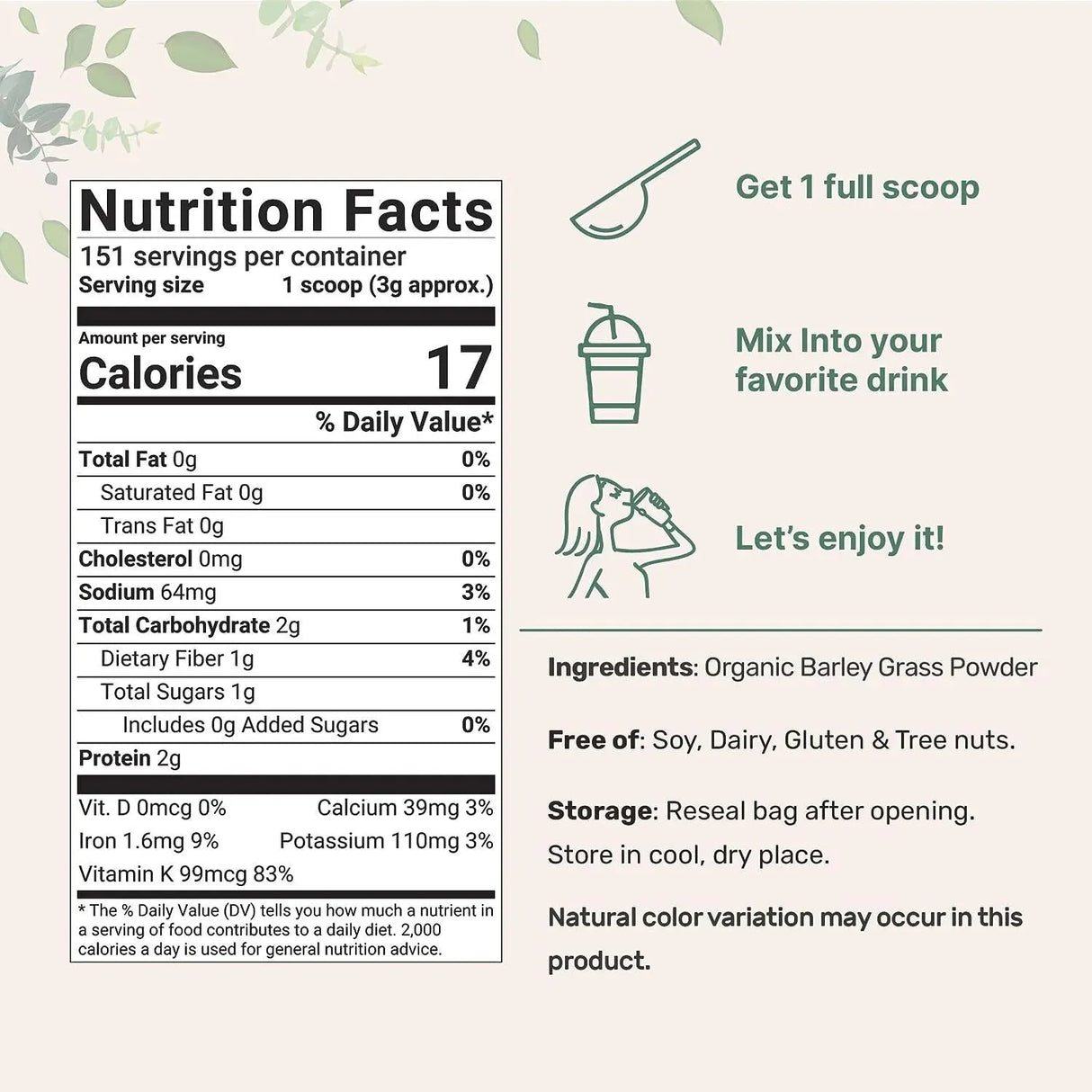 MICRO INGREDIENTS - Micro Ingredients Organic Barley Grass Powder 453Gr. - The Red Vitamin MX - Suplementos Alimenticios - {{ shop.shopifyCountryName }}