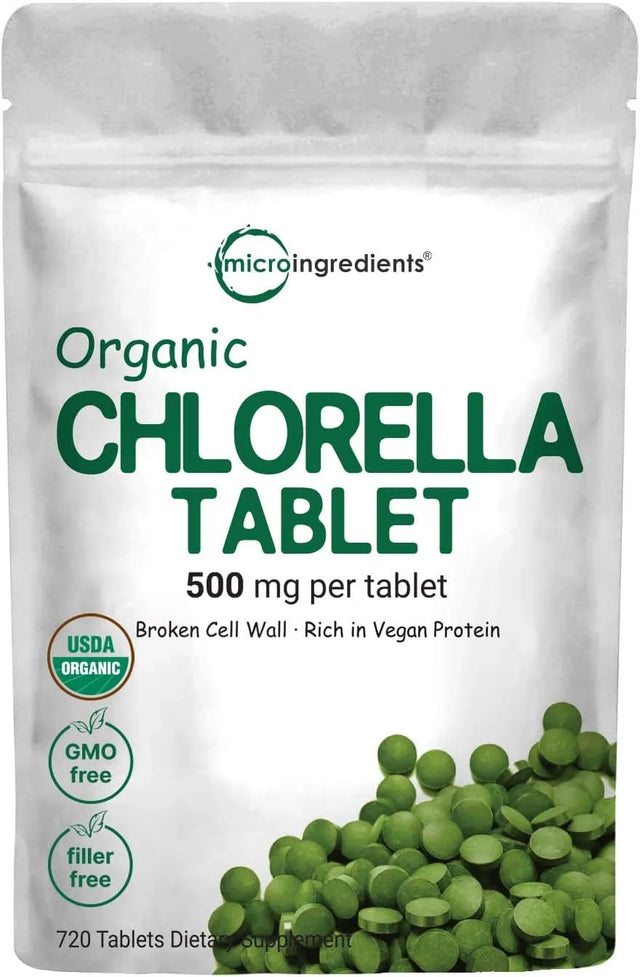 MICRO INGREDIENTS - Micro Ingredients Organic Chlorella 500Mg. 720 Tabletas - The Red Vitamin MX - Suplementos Alimenticios - {{ shop.shopifyCountryName }}