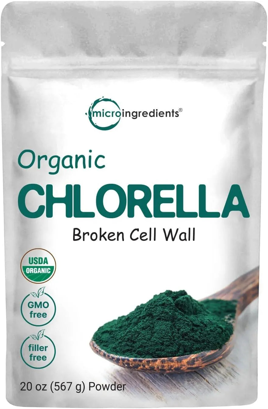 MICRO INGREDIENTS - Micro Ingredients Organic Chlorella Broken Cell Wall Powder 20Oz. - The Red Vitamin MX - Suplementos Alimenticios - {{ shop.shopifyCountryName }}