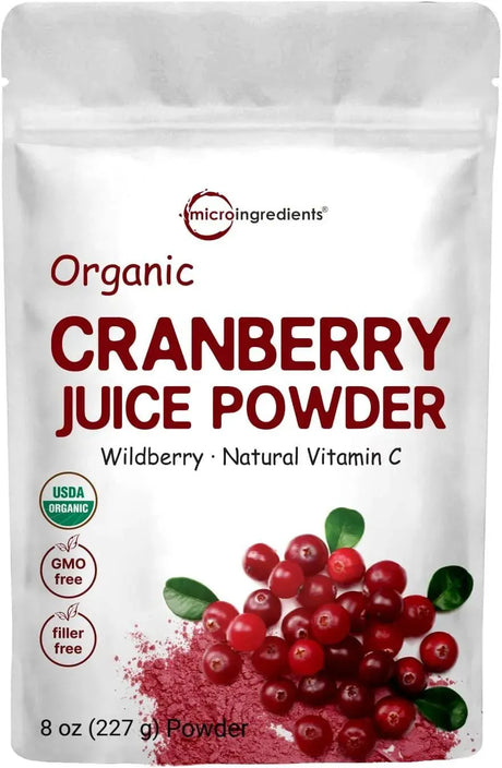 MICRO INGREDIENTS - Micro Ingredients Organic Cranberry Juice Powder 227Gr. - The Red Vitamin MX - Suplementos Alimenticios - {{ shop.shopifyCountryName }}