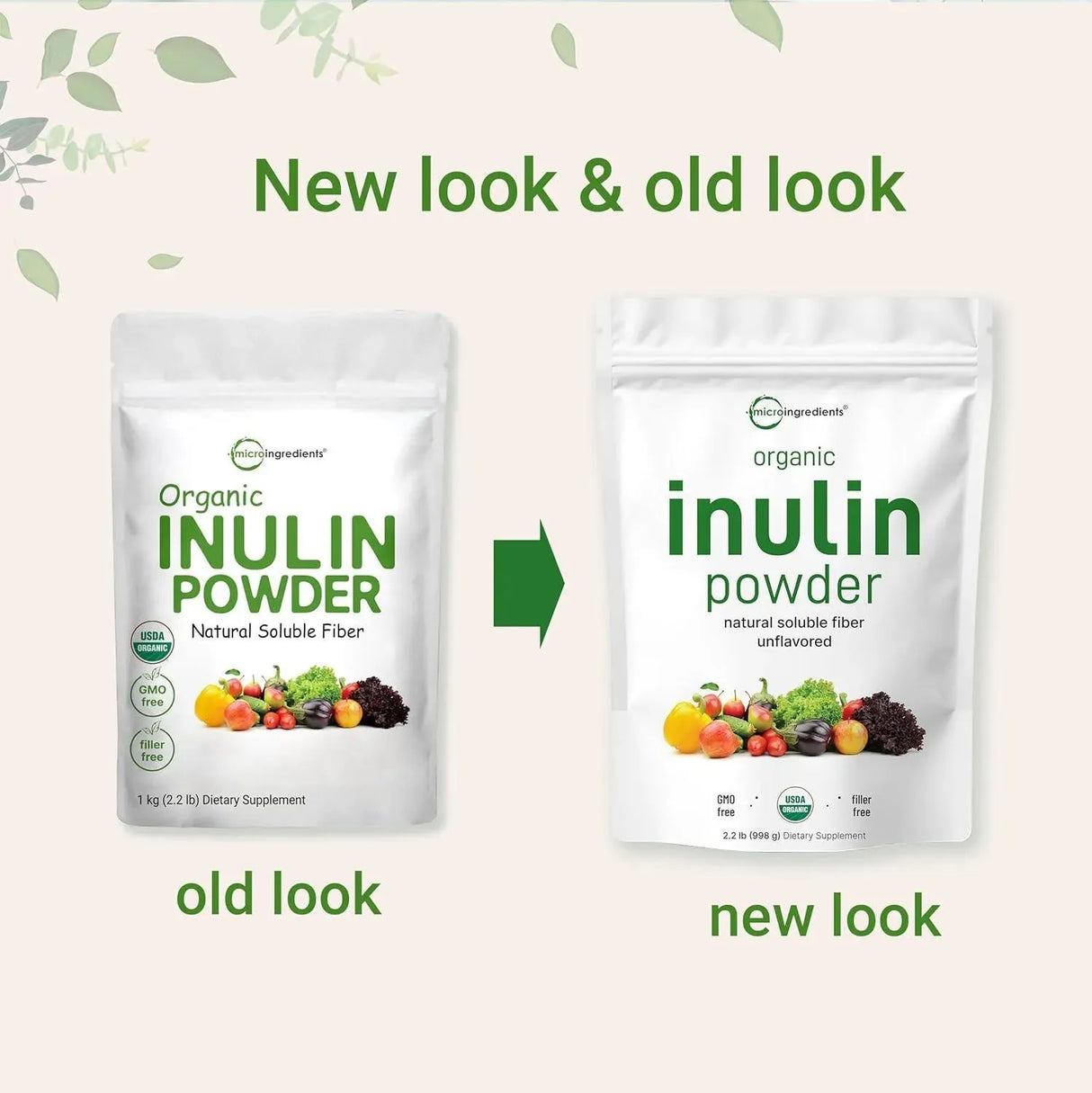 MICRO INGREDIENTS - Micro Ingredients Organic Inulin FOS Powder 998Gr. - The Red Vitamin MX - Suplementos Alimenticios - {{ shop.shopifyCountryName }}