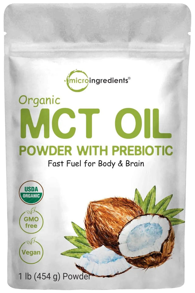 MICRO INGREDIENTS - Micro Ingredients Organic MCT Oil Powder with Prebiotic Fiber 454Gr. - The Red Vitamin MX - Suplementos Alimenticios - {{ shop.shopifyCountryName }}