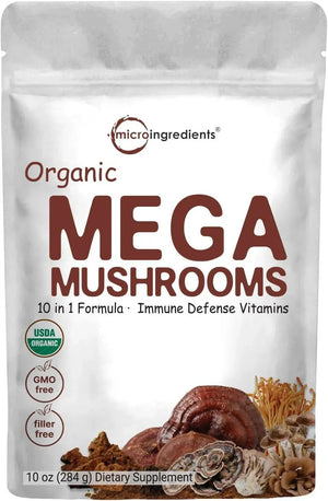 MICRO INGREDIENTS - Micro Ingredients Organic Mega Mushroom 10 in 1 Complex 10Oz. - The Red Vitamin MX - Suplementos Alimenticios - {{ shop.shopifyCountryName }}