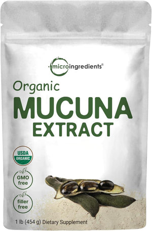 MICRO INGREDIENTS - Micro Ingredients Organic Mucuna Pruriens Extract Powder 454Gr. - The Red Vitamin MX - Suplementos Alimenticios - {{ shop.shopifyCountryName }}