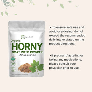 MICRO INGREDIENTS - Micro Ingredients Organic Pure Horny Goat Weed 100Gr. - The Red Vitamin MX - Suplementos Alimenticios - {{ shop.shopifyCountryName }}