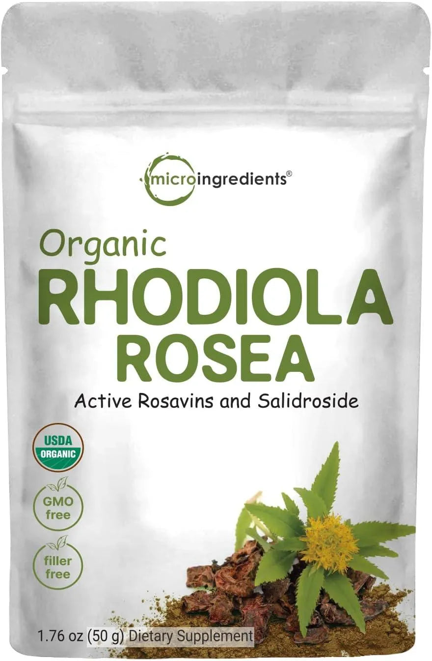 MICRO INGREDIENTS - Micro Ingredients Organic Rhodiola Rosea Root Extract 50Gr. - The Red Vitamin MX - Suplementos Alimenticios - {{ shop.shopifyCountryName }}