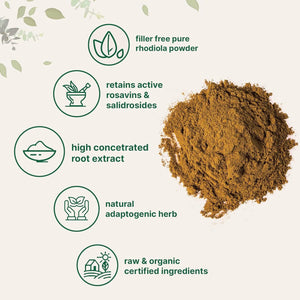 MICRO INGREDIENTS - Micro Ingredients Organic Rhodiola Rosea Root Extract 50Gr. - The Red Vitamin MX - Suplementos Alimenticios - {{ shop.shopifyCountryName }}