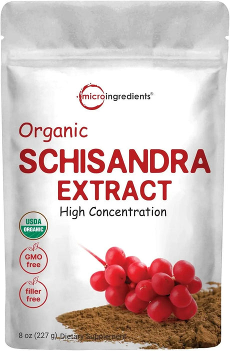 MICRO INGREDIENTS - Micro Ingredients Organic Schisandra Extract Powder 227Gr. - The Red Vitamin MX - Suplementos Alimenticios - {{ shop.shopifyCountryName }}