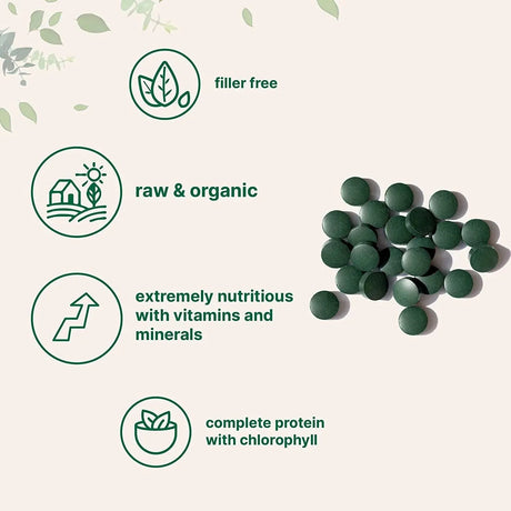 MICRO INGREDIENTS - Micro Ingredients Organic Spirulina Supplement 3000Mg. 720 Tabletas - The Red Vitamin MX - Suplementos Alimenticios - {{ shop.shopifyCountryName }}