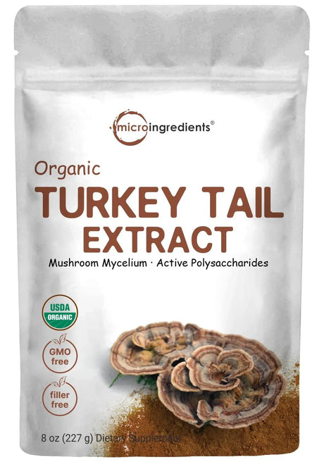 MICRO INGREDIENTS - Micro Ingredients Organic Turkey Tail Mushroom Powder 227Gr. - The Red Vitamin MX - Suplementos Alimenticios - {{ shop.shopifyCountryName }}