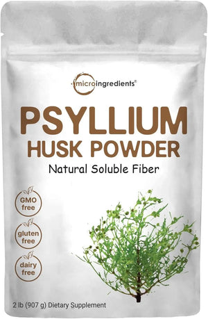 MICRO INGREDIENTS - Micro Ingredients Psyllium Husk Powder 907Gr. - The Red Vitamin MX - Suplementos Alimenticios - {{ shop.shopifyCountryName }}