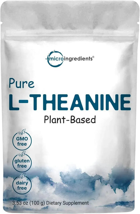 MICRO INGREDIENTS - Micro Ingredients Pure L-Theanine Powder 100Gr. - The Red Vitamin MX - Suplementos Alimenticios - {{ shop.shopifyCountryName }}