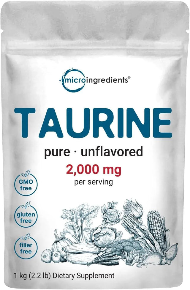 MICRO INGREDIENTS - Micro Ingredients Taurine Powder 2000Mg. 1 Kg. - The Red Vitamin MX - Suplementos Alimenticios - {{ shop.shopifyCountryName }}