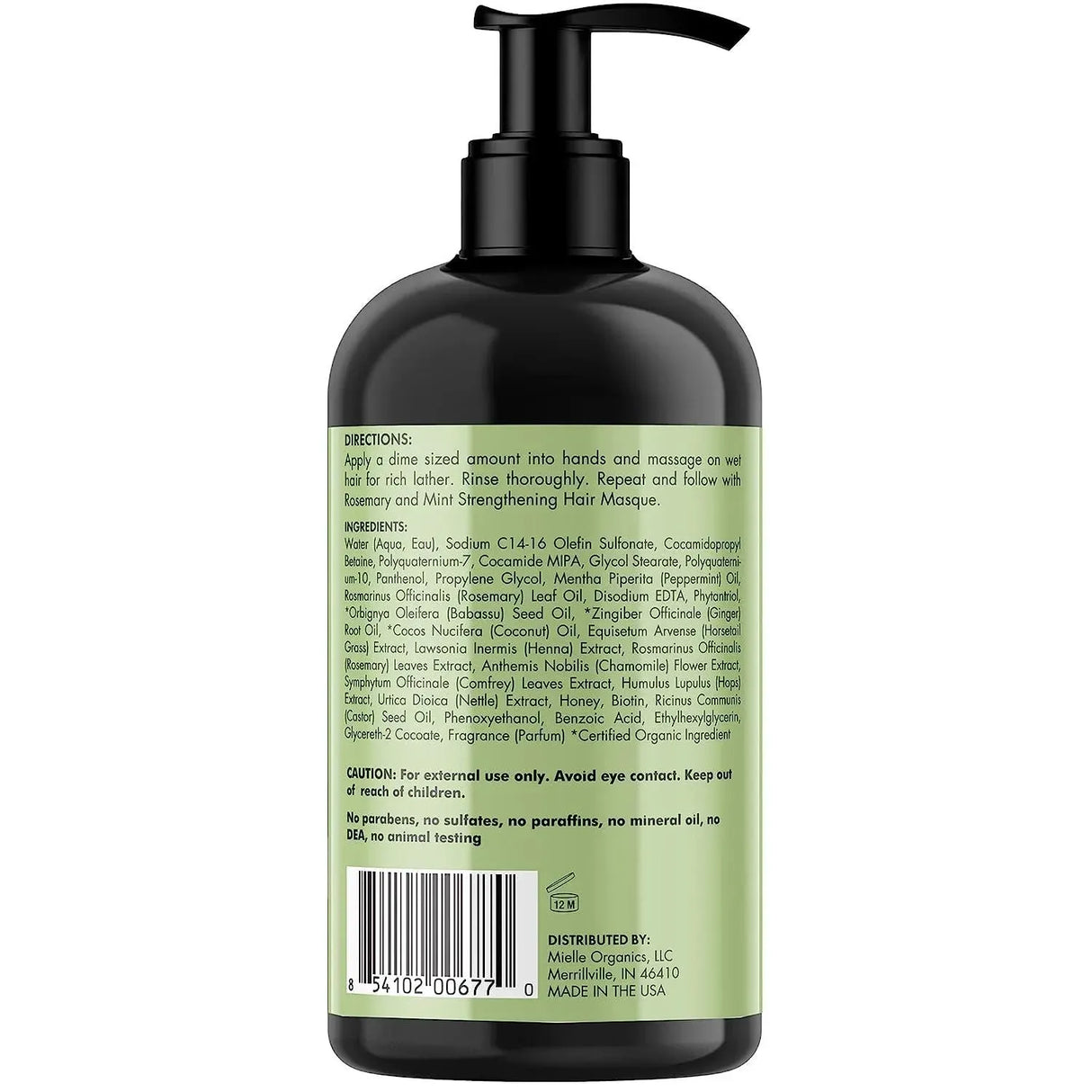 MIELLE - Mielle Organics Rosemary Mint Strengthening Shampoo 355Ml. - The Red Vitamin MX - Shampoo Para Cabello - {{ shop.shopifyCountryName }}