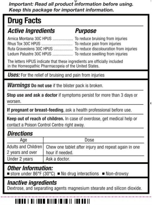 MIERS LABORATORIES - Miers Laboratories Arnica Extra Homeopathic Tablets 32 Tabletas - The Red Vitamin MX - Suplementos Alimenticios - {{ shop.shopifyCountryName }}